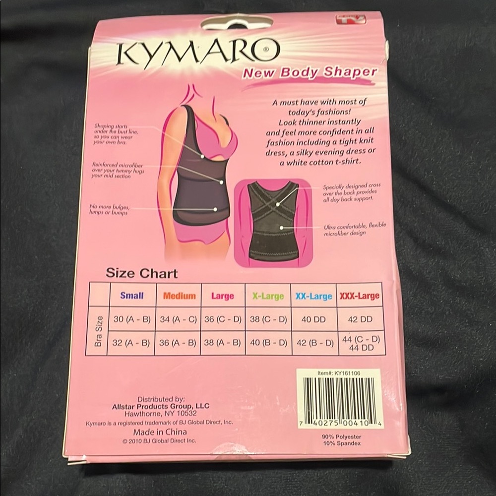 Kymaro New Body Shaper in Black